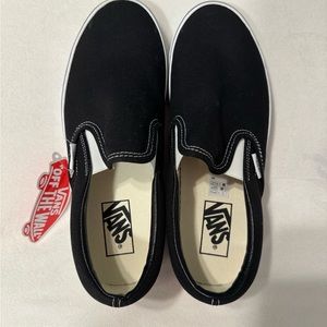Black Slip On Vans
